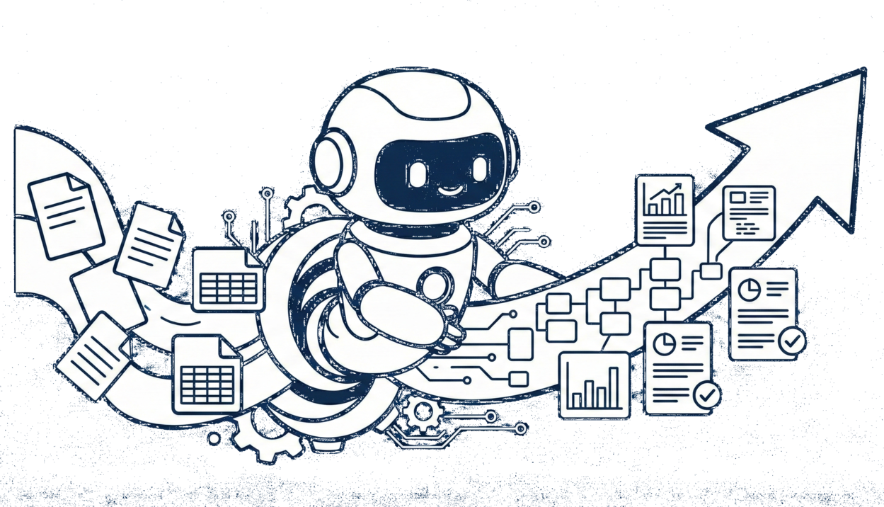 Robô MaticFlow trabalhando